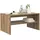 vidaXL Couchtisch Artisan-Eiche 80 x 50 x 40 cm