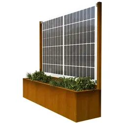 Bifazialer Solarpflanzkasten 420 / 400W
