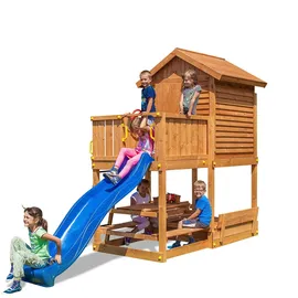 fungoo Spielturm My House Free Time Beach 1,25 m Blau