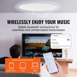 Vevor 6,5 Zoll Bluetooth-Deckenlautsprecher weiß