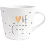 Grafik  Werkstatt Kaffeetasse 0,42 l Weiß 3 St.