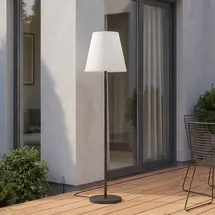 LUCANDE Straßenleuchte Aluminium 150,0 cm 1 x 15 W LED schwarz