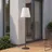 LUCANDE Straßenleuchte Aluminium 150,0 cm 1 x 15 W LED schwarz