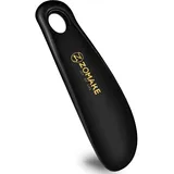 ZOMAKE Schuhlöffel Schuhlöffel Schuhanzieher Mini Klein Kunststoff 19cm Reise 1er Schwarz schwarz