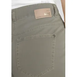 MAC Bequeme Jeans "Stella", Damen, Gr. 42, Länge 30, grün (light khaki), Denim/Jeans, Obermaterial: 98% Baumwolle, 2% Elasthan, comfort fit knöchellang, Jeans, Gerader Beinverlauf