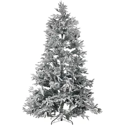 Künstlicher Weihnachtsbaum schneebedeckt 240 cm weiß BASSIE