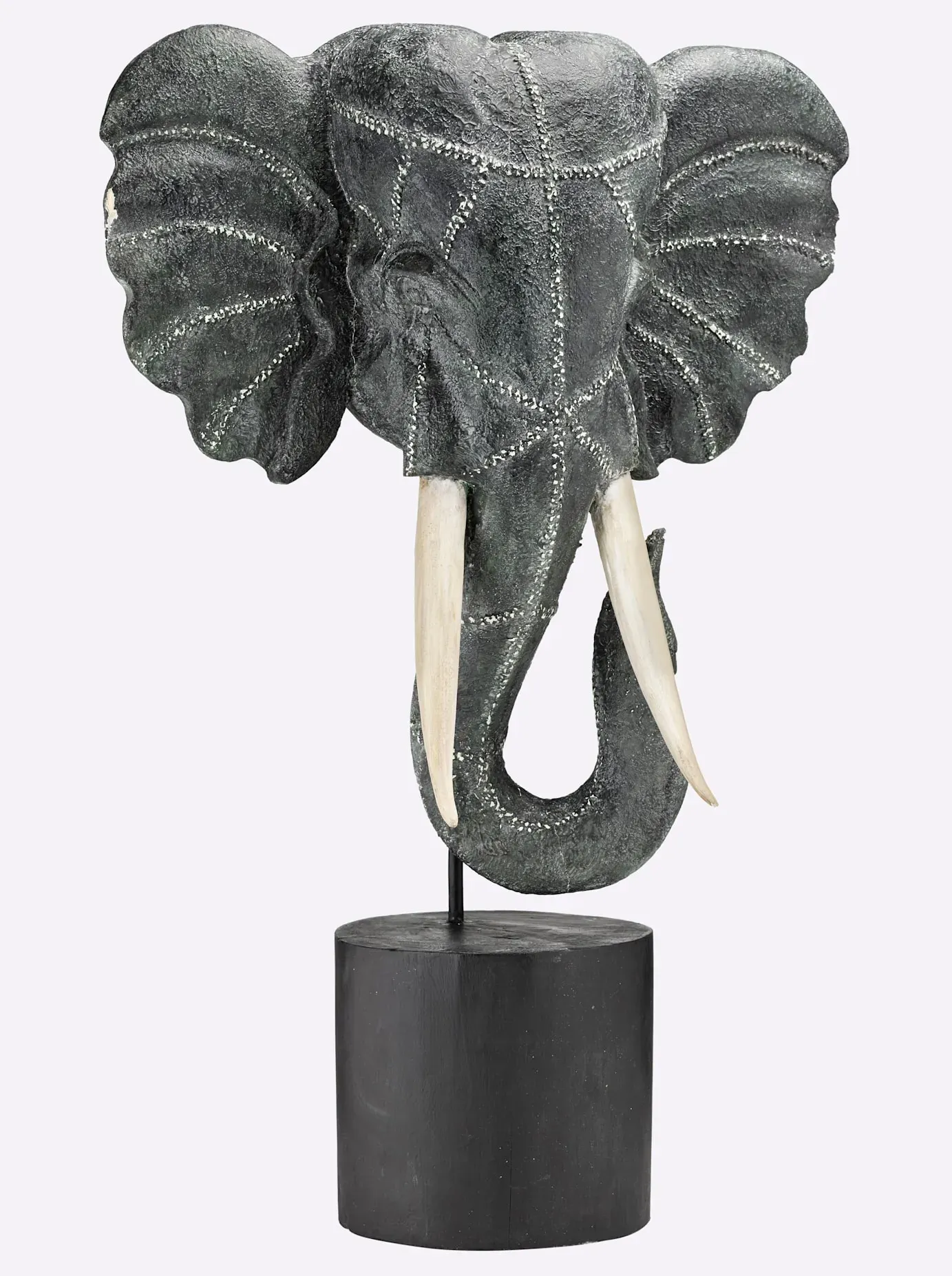 Dekofigur HEINE HOME, grün (dunkelgrün), B:45cm H:69cm T:19cm, Dekofiguren