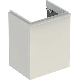 Geberit Waschtischunterschrank 1 Tür 49,2 x 61,7 x 40,6 cm Sandgrau Hochglanz