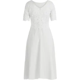 Vera Mont Cocktailkleid Mini Spitze Offwhite 50