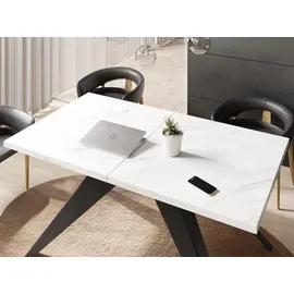 WFL GROUP Vance 80 x 76 x 140-240 cm weiß