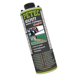 PETEC 73610 Seil Drahtseil Zahnrad Fett Saugdose 1000ml Langzeitschmiermittel