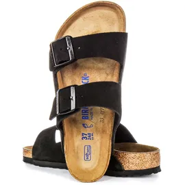Birkenstock Pantoffeln Arizona Soft Footbed in Schwarz, 39