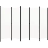 vidaXL Raumteiler Weiß 250x180 cm