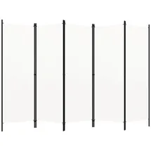 vidaXL Raumteiler Weiß 250x180 cm