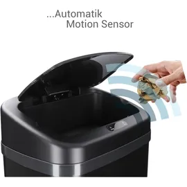 TALK-POINT Sensor Mülleimer 40 l Schwarz
