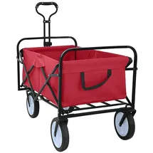 vidaXL Bollerwagen rot