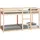 vidaXL Etagenbett 75 x 190 cm Kiefer massiv braun