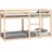 vidaXL Etagenbett 75 x 190 cm Kiefer massiv braun