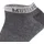 Mustang Casual Bio-Baumwolle Sneakersocken 6er Pack Dark Grey Mix 39-42
