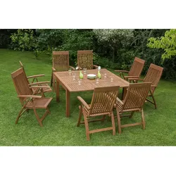 MERXX Gartenmöbel »Comodoro«, 8 Sitzplätze, Eukalyptusholz - beige
