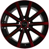 RH ALURAD GT 10 x 19 5 x 112 ET45 ML72,6 Rot Poliert