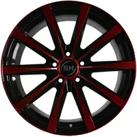 RH ALURAD GT 10 x 19 5 x 112 ET45 ML72,6 Rot Poliert