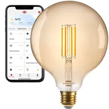 Brennenstuhl WiFi Filament LED Lampe Globe