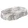 ANRO Wachstuchtischdecke abwaschbar Oval 220 x 140 cm Grau