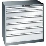 Schubladenschrank 54x36E B1023xT725xH1000mm NCS 6502-S/RAL7035 6 Schubladen 200kg - Artikel: 7830932844