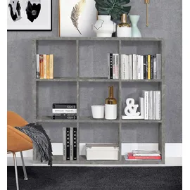 Forte Mauro Standregal 107,2 x 32,9 x 107,3 cm Grau