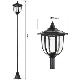 Outsunny LED Solarleuchte 26,5 x 177 cm