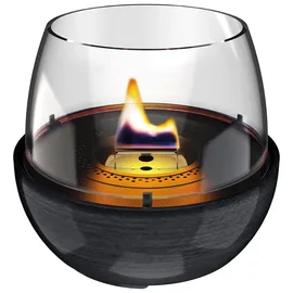 Kleining Tenderflame Tischfeuer Tulip 18 Glaze Keramik Schwarz