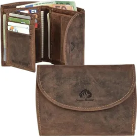 GREENBURRY Vintage Geldbörse Damen braun