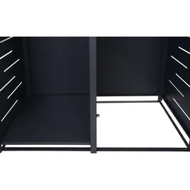 MCW Mülltonnenverkleidung E83-B 117 x 198 x 82 cm grau