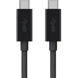 Belkin USB-C/ USB-C Monitorkabel 4K, 5 Gbit/s 100W, 2m, Schwarz