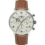 Zeppelin Herrenuhr Solar Chronograph LZ129 Hindenburg Braun