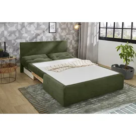 Jockenhöfer Schlafcouch Polyester 2-Sitzer Grün