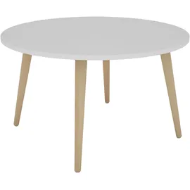 byLIVING Lasse Weiß Buche 80 x 46 cm