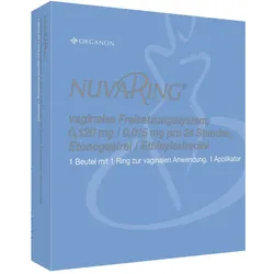 NUVARING vag.Freisetz.Sy.0,120/0,015mg/24h m.Appl. 1 St
