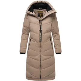 Marikoo Funktionsmantel Benikoo beige / schwarz XXL