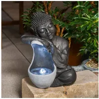 esotec Solarbrunnen Buddha ruhend