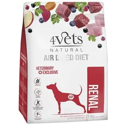 DOLINA NOTECI 4 Vets Natural Renal Trockenfutter für Hunde mit Nierenversagen 1kg