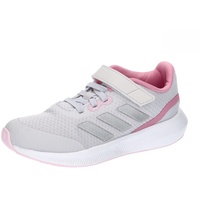 adidas RunFalcon 3.0 Elastic Lace Top Strap Shoes Schuhe-Hoch, Dash Grey/Silver met./Bliss pink, 38 EU