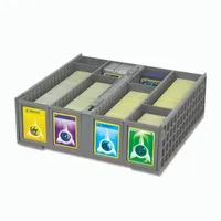 Bcw 3.200 ct. Card Bin Plastic Grey