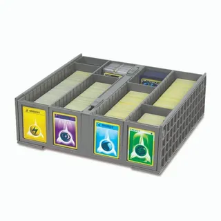 Bcw 3.200 ct. Card Bin Plastic Grey