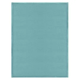 TT Home Krabbelmatte Babyzimmer Teppich Spielmatte Kinder Unifarben Rutschfest Flauschig Farbe: Blau,