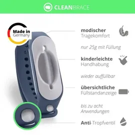 Cleanbrace CB04 Handdesinfektionsmittel Armband Flüssigkeit