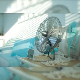 Stadler Form Charly Tischventilator silber