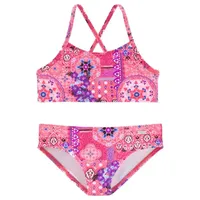 Buffalo Bustier-Bikini Shari Kids mit verspieltem Print rosa 122/128