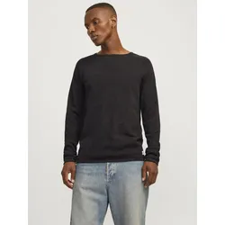 Jack & Jones Rundhalspullover »JJEHILL KNIT CREW NECK NOOS«, aus Strukturstrick Jack & Jones Mulch Detail:Twist XS
